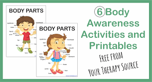 These are going to work on body parts, coordination to find or touch those body parts, and auditory attention to listen to the directions and follow them. My Body Worksheets For Preschool Samsfriedchickenanddonuts