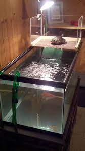 19 diy turtle dock projects how to make a homemade… source : Make Holes In Wood And Attach Ramp Via Zip Ties Or Pvc Ramp Turtle Dock Turtle Tank Aquatic Turtle Tank