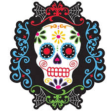 Sugar Skull Hangedekoration Tag Der Toten Mexikanische Kunst Halloween Ideen