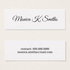 Every font is free to download! Minimalist Script Font Style Elegant Modern Mini Business Card Zazzle Com Mini Business Card Script Font Style Business Card Minimalist