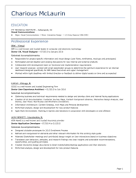 resume charious mclaurin
