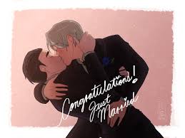 Victuuri Wedding Kiss By Ureshi San Yuri On Ice Yuri Ice