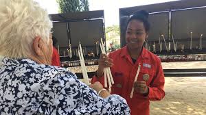 Un site magnifique une fois terminer. Les Pieds Noirs Vieillissent Le Pelerinage De Santa Cruz Tente De Persister