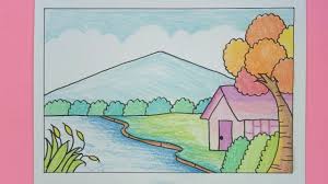 28 lukisan contoh gambar pemandangan alam yang mudah ditiru gambar pemandangan sawah padi yang hipster dan patut awak downlo buku gambar pemandangan gambar. Contoh Gambar Pemandangan 2 Dimensi Literatur
