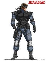 A Digital Sketch Painting I Made Of Solid Snake From The First Metal Gear Solid Video Game Sketch Painting Digital Artwork Metal Gear Solid