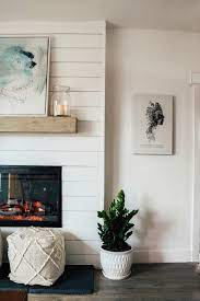 We did not find results for: Dated Rock Fireplace Turned Electric Shiplap Fireplace Makeover Nesting With Grace