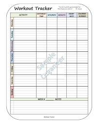 Workout Tracker Fitness Routine Log Daily Exercise