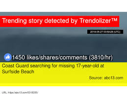 Coast Guard Searching For Missing 17 Year Old At Surfside Beach