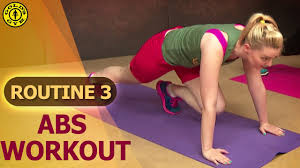Golds Gym At Home Workouts Routine 3 Abs And Belly Fat Burning Workout