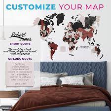 Amazon Com Wood World Map Wall Decor 3d Map Of The World Wall Art Large Wall Decal Wooden Decor Anniversary In 2021 World Map Wall Decor Wood World Map Map Wall Decor