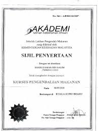 Apa itu kursus pengendali makanan atau food handling course? Cci 000011