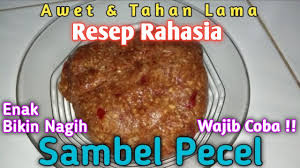 Bumbu rendang diolah secara fusion untuk makanan seperti spageti, mi, burger, hingga susyi. Resep Bumbu Pecel Enak Tahan Lama Cara Membuat Sambel Pecel Sambal Pecel Awet Mudah Youtube