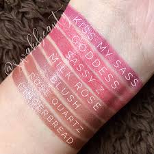 Milk Rose Lipsense Comparison Swatches Lipsense Lip Colors Lipsense Rose Lip Color