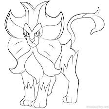 Collection by bethany poston • last updated 9 days ago. Pyroar Pokemon Coloring Pages Xcolorings Com