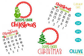 Are you searching for christmas countdown png images or vector? Christmas Countdown Svg Bundle 839419 Cut Files Design Bundles