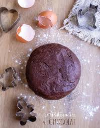 Pate Sucree Au Chocolat Facile Pate Sucre Recette Dessert Noel Chocolat