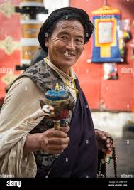 prayer wheel; Lhasa, Tibet Stock Photo ...