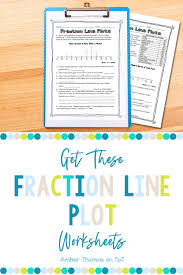 Fraction Line Plot Worksheets In 2020 Elementary Math Lessons Line Plot Worksheets Math Word Problems