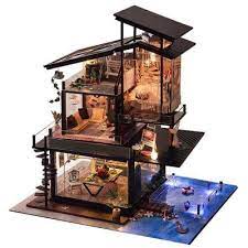 Diy Jigsaw Puzzle Hand Assembled Nordic Style Cottage Model Set 26 99 Free Shipping Gearbest Com Mobile Model House Kits Tiny House Design Mini House