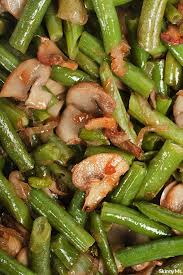 Sauteed Green Beans And Mushrooms Recipe Veggie Dishes Sauteed Green Beans Bean Recipes