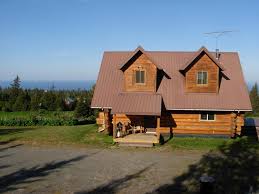 Sea star cove cabin is located on the south shore of tutka bay. Homer Alaska Lodging Acclaimed View Log Cabin Vacation Rental Home Facebook