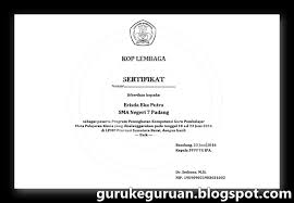 Apa itu guru profesional dan pengembangan keprofesian berkelanjutan?. Download Contoh Sertifikat Guru Pembelajar Daring Dan Kombinasi Administrasi Keguruan