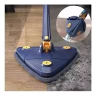 MOPA TRAPEADOR GIRA 360° TRIANGULAR ESCURRIDOR AUTOMÁTICO AZUL