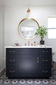 360 degree rotation 10x magnifying makeup mirror my flexible mirror folding vanity mirror tiktok light youtube video with led light makeup tools. 10 Gorgeous Bathrooms You Should Pin Right Now The Tomkat Studio Blog Modern Bathroom Tile Round Mirror Bathroom House Bathroom