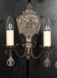 Build.com has been visited by 100k+ users in the past month Vintage Pair Of Roman Style Wall Sconces C 1935