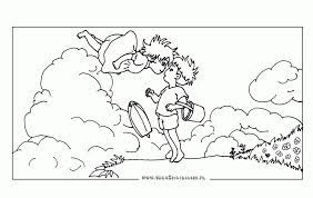 Currently more than 61 000 drawings. Ponyo Sur La Falaise Coloriage Ghibli Art Coloring Book Art Studio Ghibli Art
