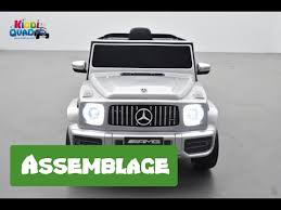 Assemblage Mercedes G63 12 Volts Electrique Pour Enfant Youtube