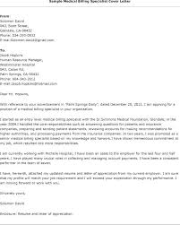 Cover Letter Examples For Medical Field Medical Physicist Cover Letter Sample