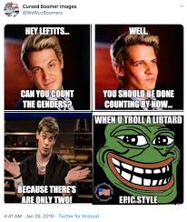 When You Troll A Libtard Cursed Boomer Images Know Your Meme