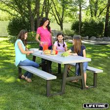 Lifetime 6ft 1 8m Folding Picnic Table 6 Pack Costco Uk