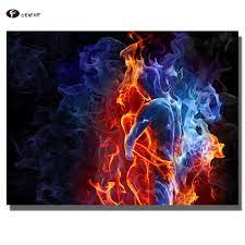 Ternyata nyala api bisa berwarna warni ebook anak. Chenfart Dekoratif Gambar Merah Dan Biru Api Abstrak Kanvas Gambar Untuk Ruang Tamu Tanpa Bingkai Dekorasi Rumah Decorative Pictures Picture For Living Roomcanvas Picture Aliexpress