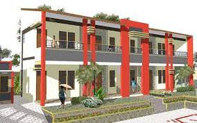 36 desain rumah minimalis 2 lantai sederhana 2017 dekor rumah via dekorrumah.net. 11 Contoh Gambar Desain Rumah Kost Minimalis Sederhana Apartments Exterior Hostels Design House Paint Exterior