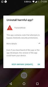 You've made the transition to the google play store. Google Play Protect Factory Mode Harmful Oneplus Community