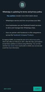 Screenshots of the terms and privacy policy updates were shared by wabetainfo, who said the new terms relate. Whatsapp Will Stop Working If You Do Not Agree To Its New Terms And Privacy Policies Business Insider India