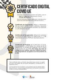 Refleja la información de vacunación covid 19 del ciudadano, indicando. Certificado Digital Covid Ue Ciudadanos