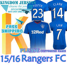.2020/2021 rangers 3rd jersey has been designed for truest fans of the glasgow rangers football club. 2015 Top Quality Scotland Glasgow Rangers Fc Football Shirts Soccer Jersey 15 16 Glasgow Rangers Fc Futball Camiseta Jersey Panties Jersey Nbajersey Glass Aliexpress