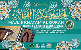 Program ini biasanya dilaksanakan di bawah program ihya' ramadan dan ada juga dibuat di penghujung tahun. Majlis Khatam Al Quran