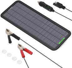 It weighs only 2.5 pounds, so can be. Amazon Com Allpowers 18v 12v 5w Portable Solar Panel Car Boat Power Solar Panel Battery Charger Maintainer For Automotive Motorcycle Tractor Boat Rv Batteries Patio Lawn Garden