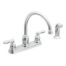 Depending on the exact faucet model you have installed in your kitchen, you may not need any tools to disassemble a moen kitchen faucet for cleaning or replacement. Moen Ca87888 Chrome Caldwell High Arc Kitchen Faucet Faucet Com