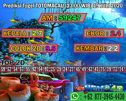 Prediksi Totomacau 13 00 Wib 19 Juli 2020 Di 2020 Emo Kembar Singapura