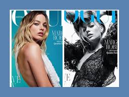 Margot robbie unveiled her fresh new look and graced the cover of the british vogue with a breathtaking photo shoot. Quentin Tarantino Interviews Margot Robbie As She Stuns On Four Delicious Covers For Vogue Australia S September Issue