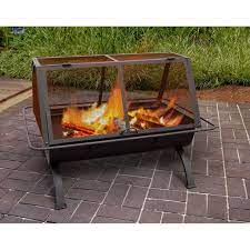 Plus, it is made from a durable metal and metal mesh material and features a. Square Fully Enclosed Portable Cooking Fire Pit Fire Pit Heater Cool Fire Pits Wood Burning Fire Pit