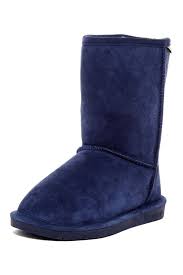 Bearpaw Emma Short Genuine Sheepskin Lined Boot Nordstrom Rack In 2020 Boots Short Boots Bearpaw