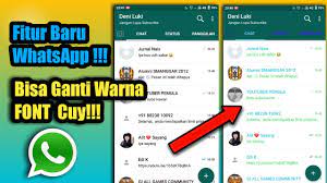 Ada seseorang yang menulis terlalu cepat saat menggunakan microsoft word, sebagian lainnya mengetik dengan lambat atau lelet. Fitur Baru Whatsapp Bisa Ganti Warna Font Youtube
