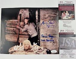 AMY STEEL & CONNIE HOGAN signed 8x10 Photo Friday the 13th Part 2 Voorhees  JSA