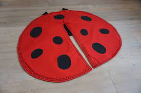 Miss ab deinem hals über die schulter, an. Ju Made Nahen Diy Marienkafer Kostum